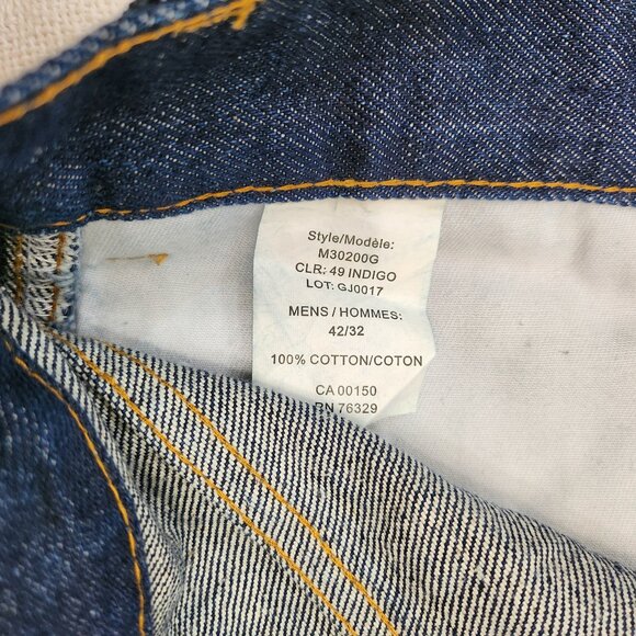 Dark Indigo Blue Jeans For Men - Picture 6 of 7